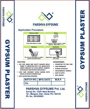 Parshva Gypsum Plaster application pack